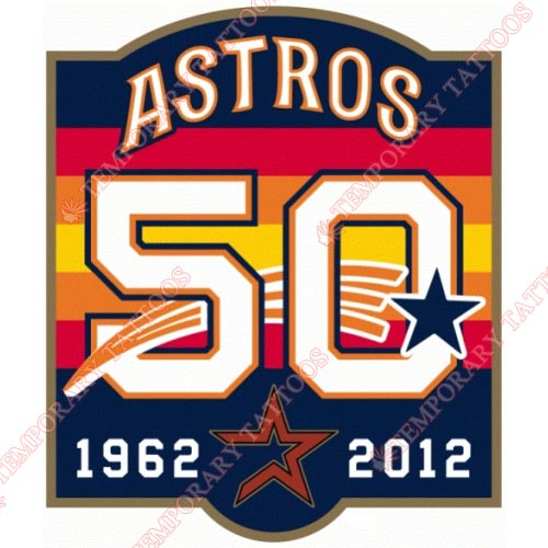 Houston Astros Customize Temporary Tattoos Stickers NO.1603